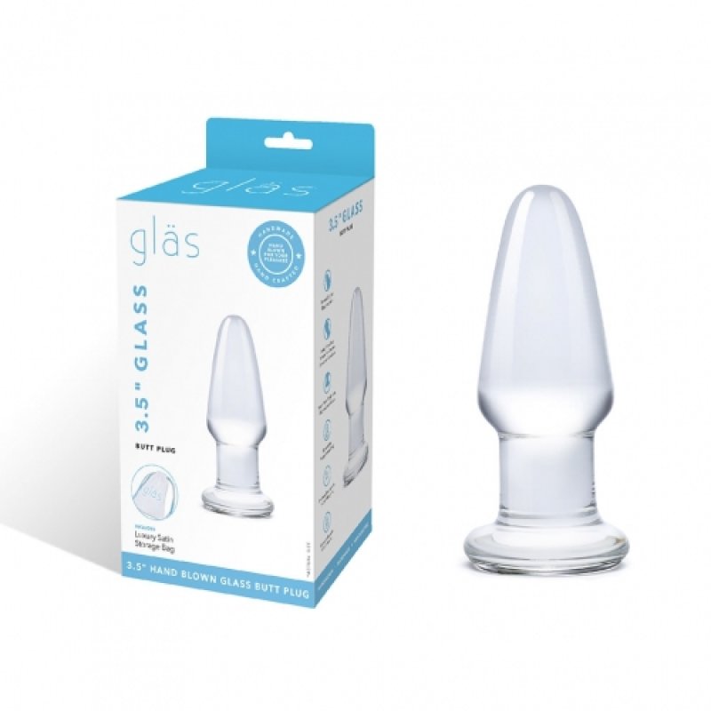 Glas 3.5" Butt Plug - Just for you desires