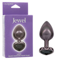 Jewel Large Black Diamond Heart Plug - Just for you desires