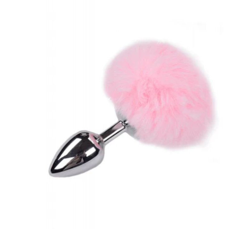 Alive Metal Fluffy Plug Pink L