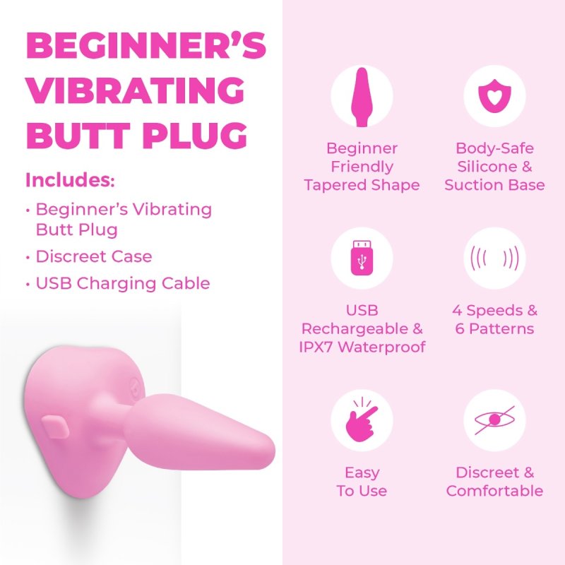 b-Vibe Begginer's Vibrating Butt Plug
