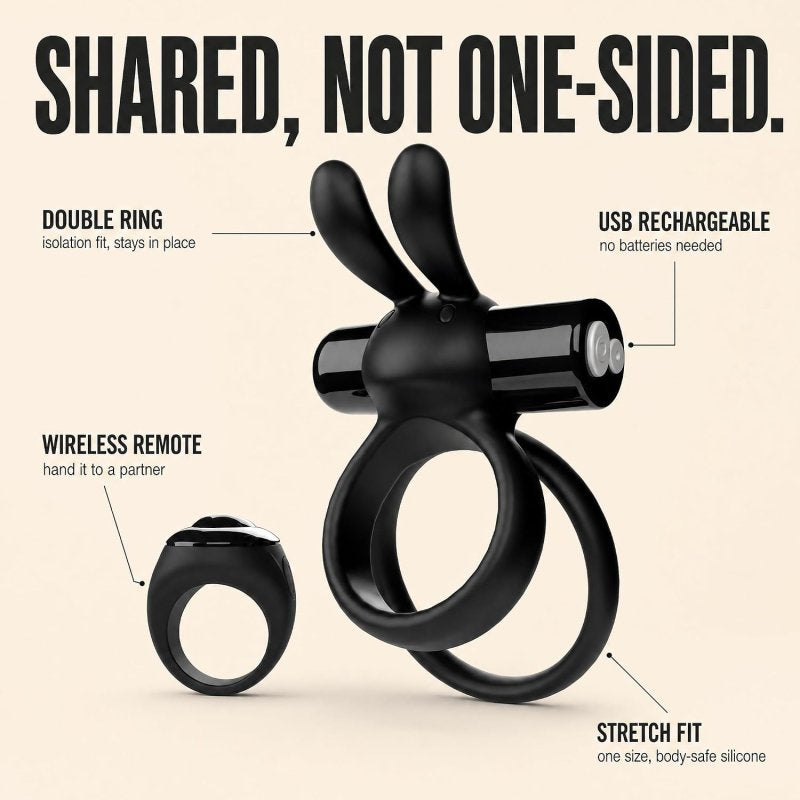 Screaming O Remote Controlled Ohare XL Vibrating Ring - Black****