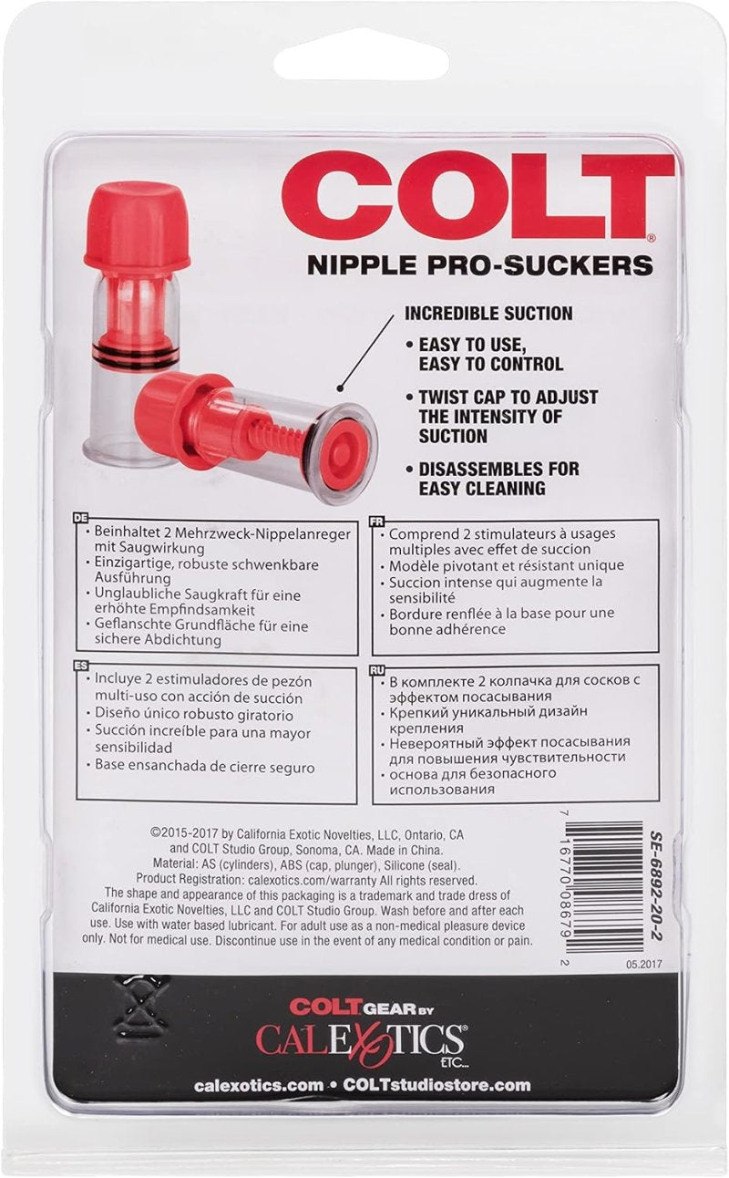 Colt Nipple Pro-Suckers Red