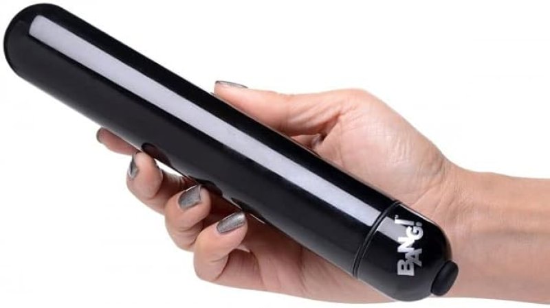 BANG! Vibrating Metallic XL Bullet - Black**** - Just for you desires