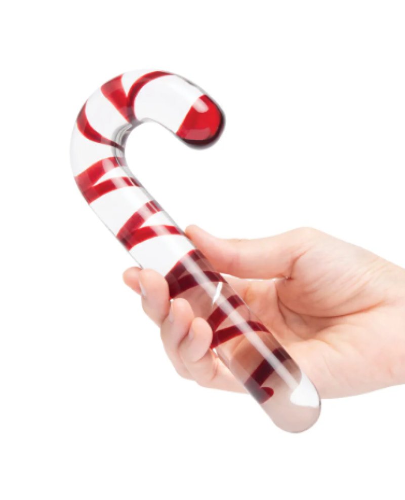 Glas Candy Cane Dream 7.5" Dildo