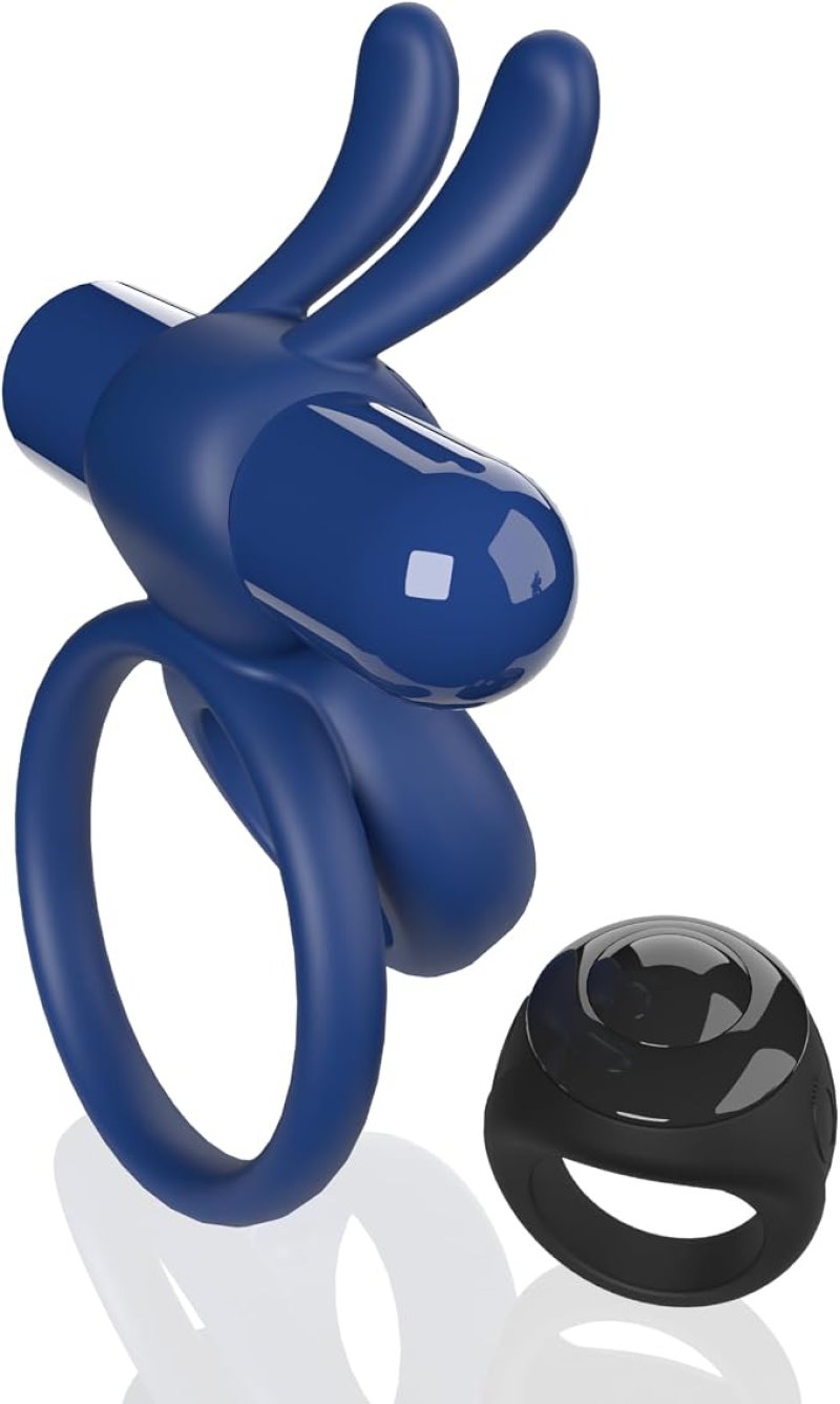 Screaming O Remote Controlled Ohare Vibrating Ring - Blue