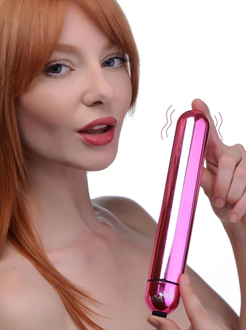 BANG! Vibrating Metallic XL Bullet - Pink**** - Just for you desires