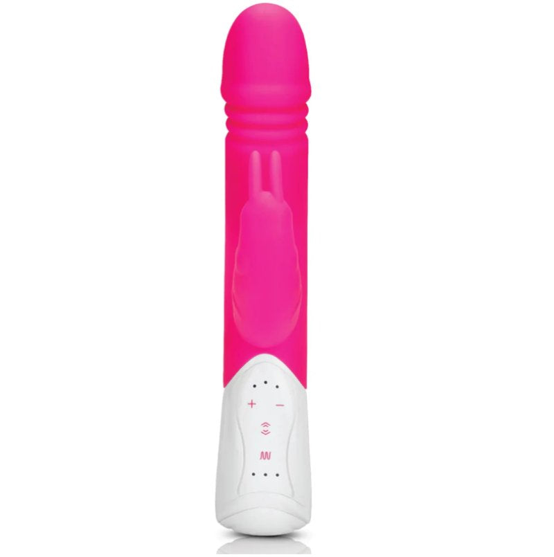 Rabbit Essentials Rechargeable Realistic Rabbit - Hot Pink