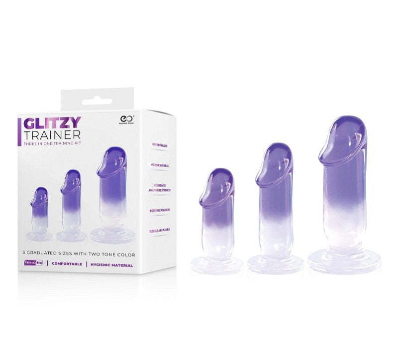 GLITZY TRAINER 3 IN 1 DONG  KIT- PURPLE
