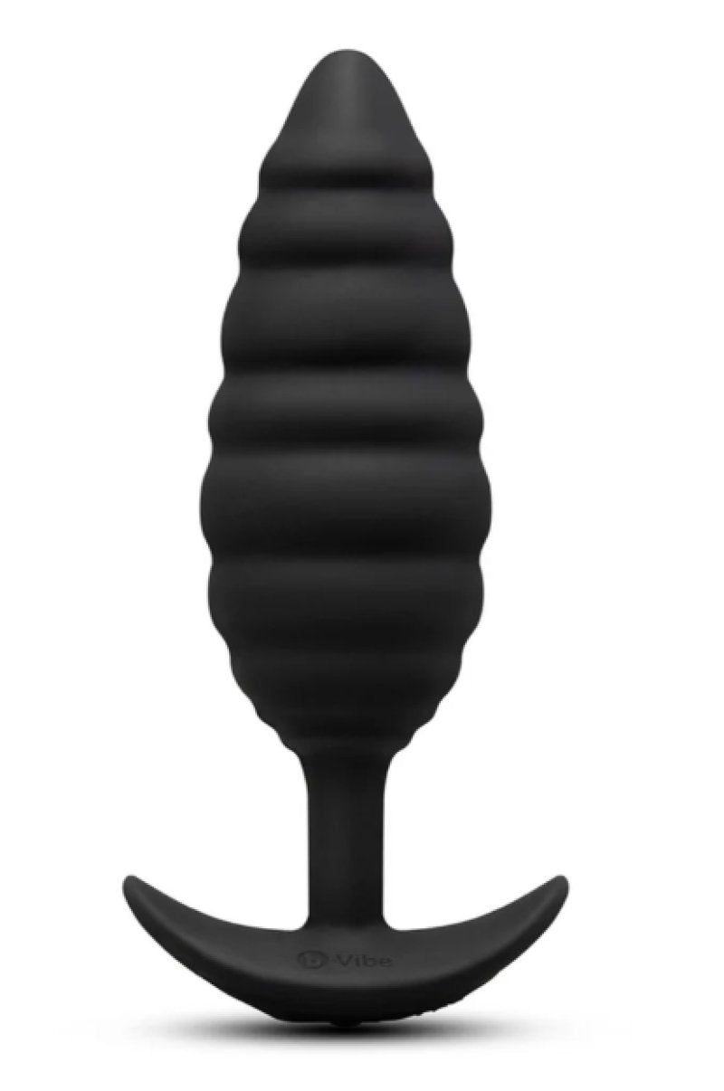 b-Vibe Twist Texture Plug - Black - Just for you desires