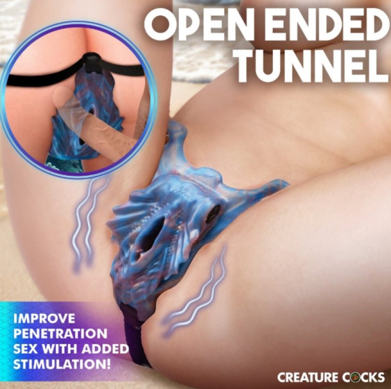Creature Cocks Siren Snatch Silicone Strap-On