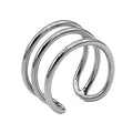 ROUGE Stainless Steel Triple Wire Glans Ring 32mm