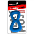 HUNKYJUNK BOOMERANG double-ring cockring & nut-tugger TEAL FIZZ - Just for you desires