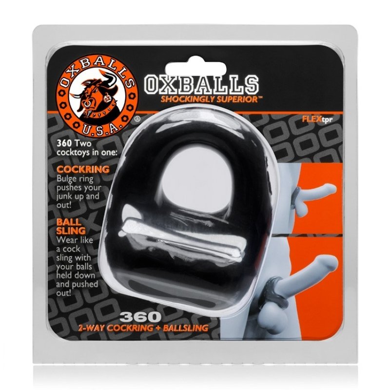 OXBALLS 360 dual use cocksling BLACK - Just for you desires