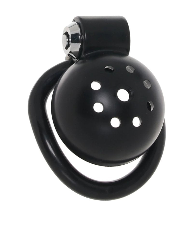 Blue Line Mini Cock Micro Chastity Cage Black