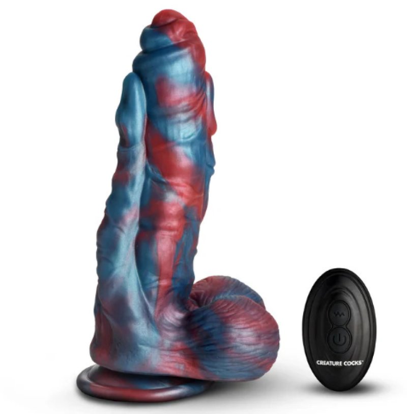 Creature Cocks Hydra X Vibrating Silicone Dildo