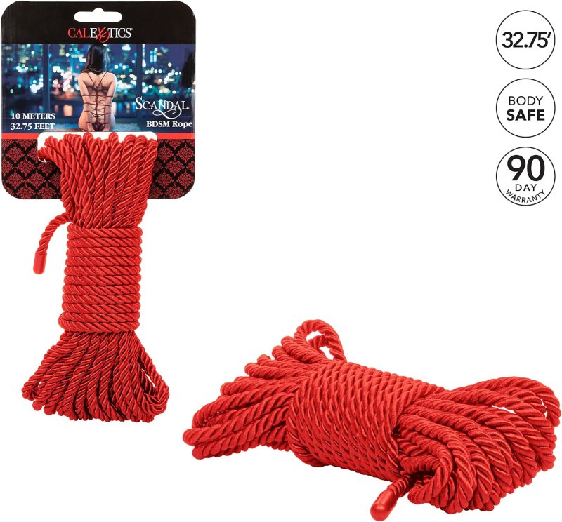 Scandal BDSM Rope 10M Red