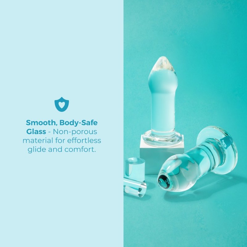 b-Vibe Intermediate Glass Dilator Set - Just for you desires