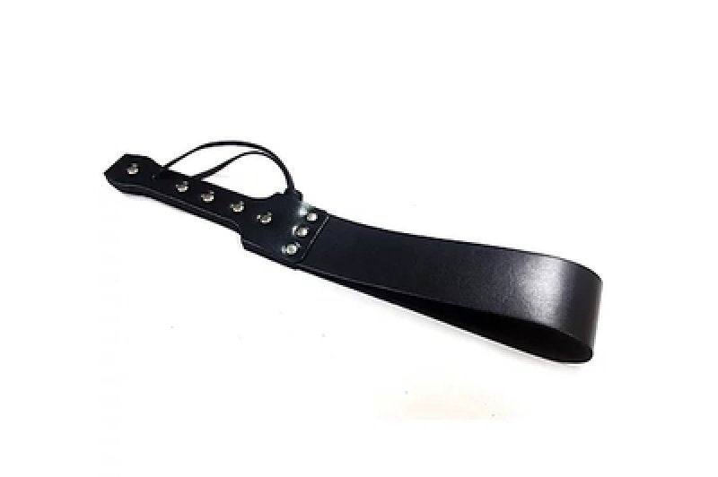 ROUGE Leather Folded Paddle Black