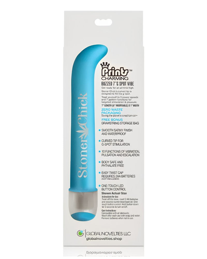 Prints Charming Buzzed 7" G Spot Vibe Stoner Chick****