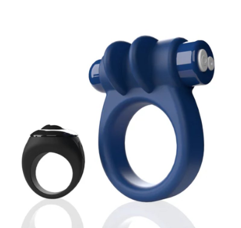 Screaming O Remote Controlled Switch Vibrating Ring - Blue**** - Just for you desires