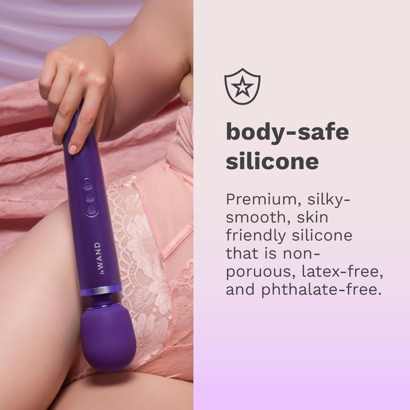 LE WAND PURPLE RECHARGEABLE VIBRATING MASSAGER