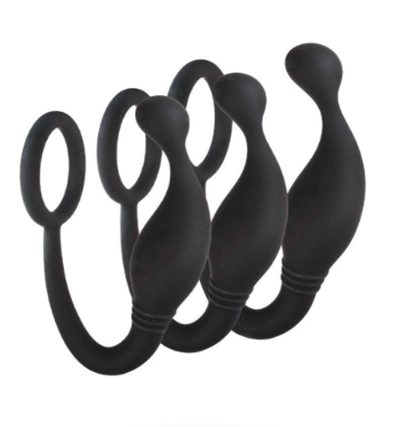 JET HORNY SILICONE PROSTATE PLUG SET