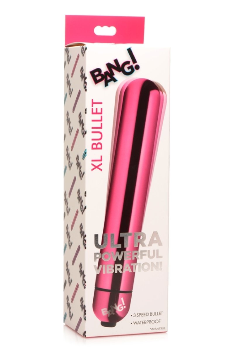 BANG! Vibrating Metallic XL Bullet - Pink**** - Just for you desires