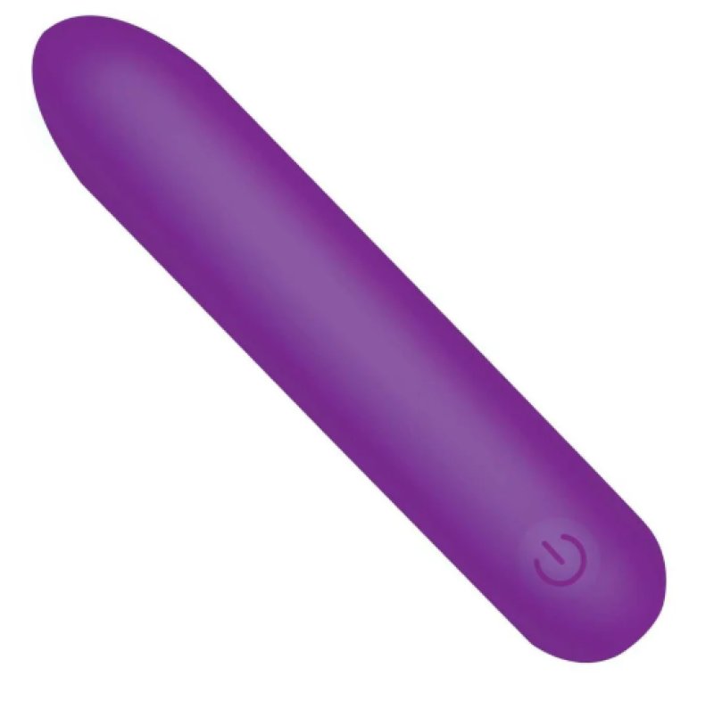 BANG! Tapered Flexible Silicone Bullet - purple