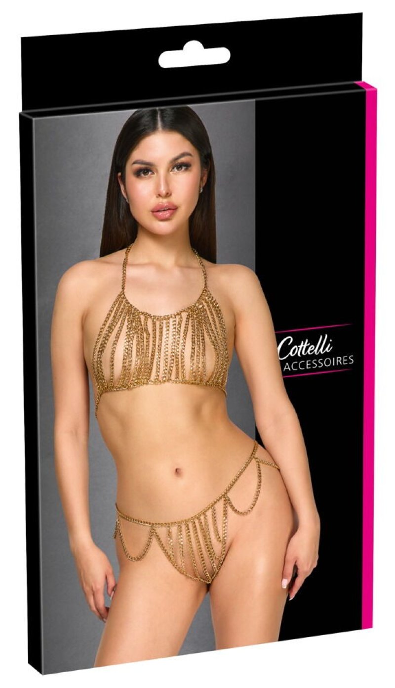 Cottelli Top Set Chain Gold