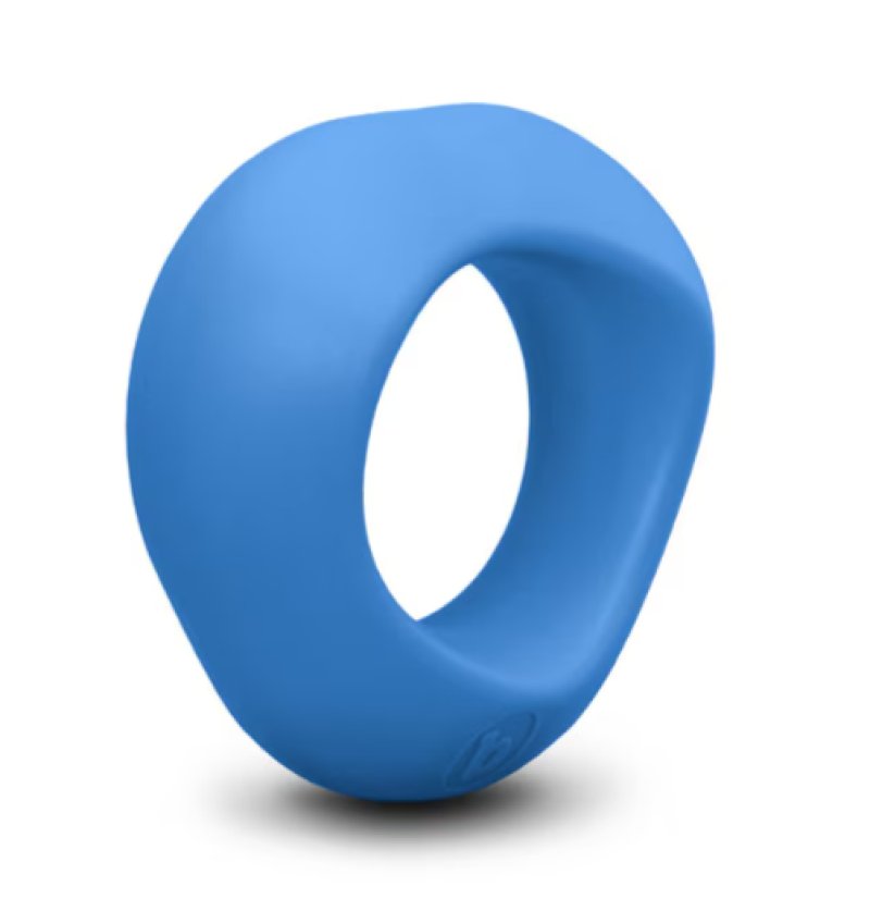 b-Vibe Flex Ring Delta - Silicone Cock Ring - Blue