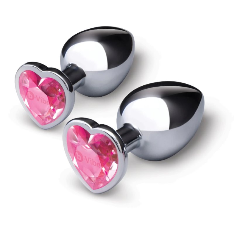 b-Vibe Jewel Heart Metal Training Set - Just for you desires