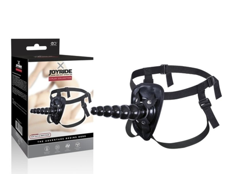 X JOYRIDE 6.5" PVC STRAP-ON BUTT PLUG**** - Just for you desires