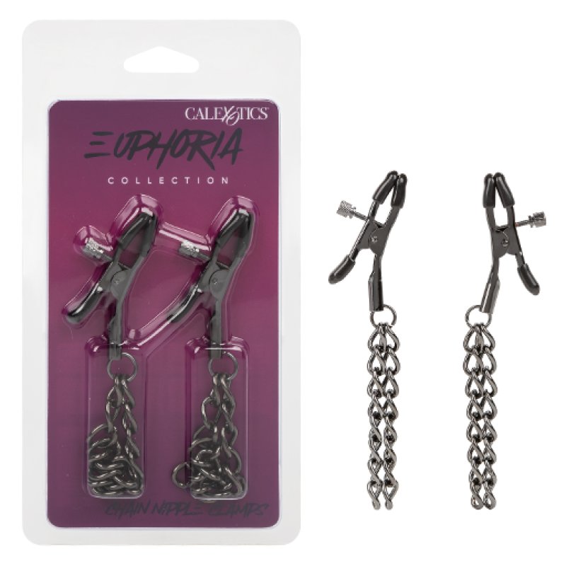 Euphoria Collection Chain Nipple Clamps - Just for you desires