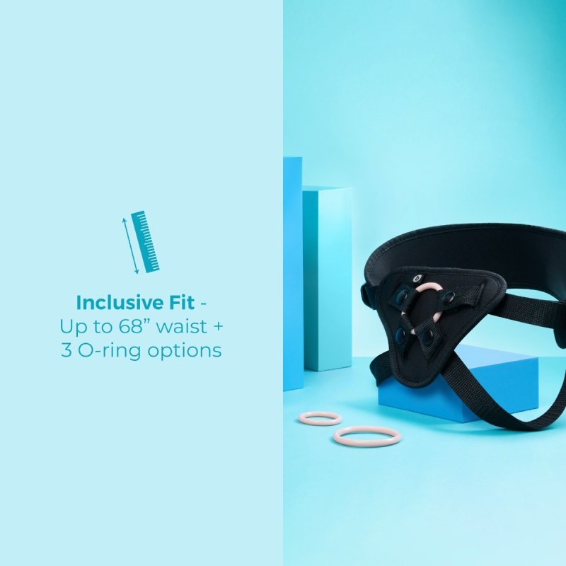 b-Vibe Everybody Vibrating Realistic Strap-On Kit