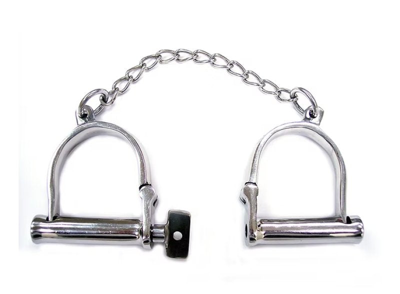 Rouge Stainless Steel Wrist Shackles