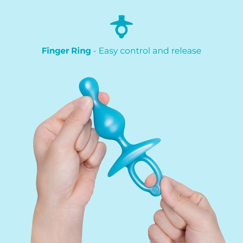 b-Vibe Butties Pop Beaded Silicone Plug