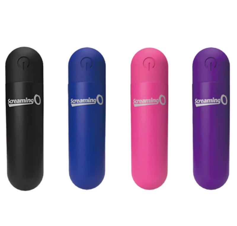 Screaming O Soft Touch Rechargeable Bullets - Black