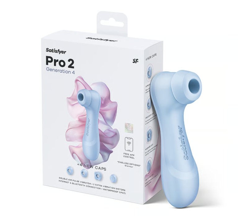 Satisfyer Pro 2 Generation 4 serene blue - Just for you desires