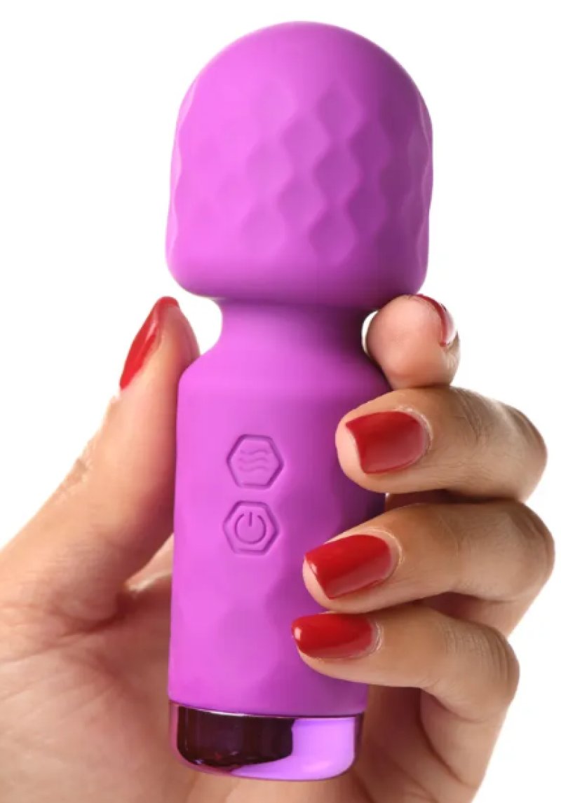 BANG! 10X Mini Silicone Wand - Purple - Just for you desires