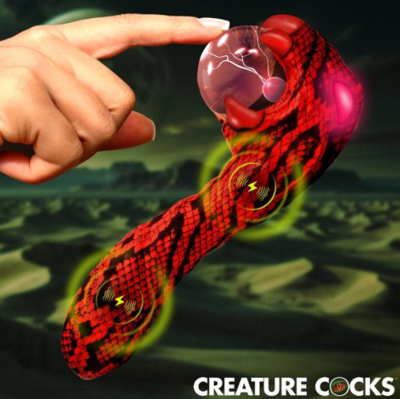 Creature Cocks Cobra Silicone Plasma Vibrator