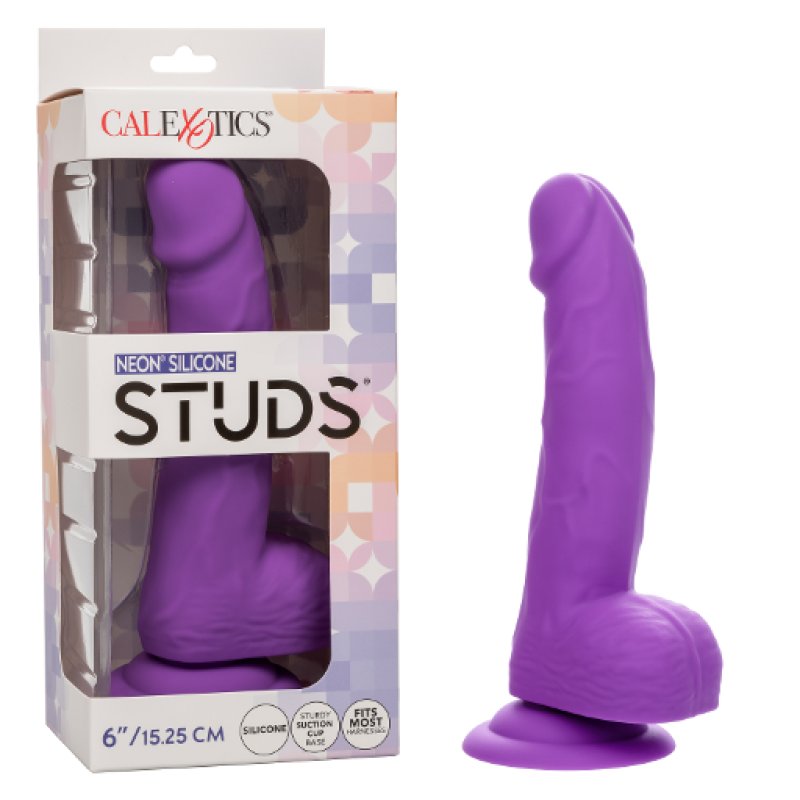 Neon® Silicone Studs® 6"/15.25 cm - Purple - Just for you desires
