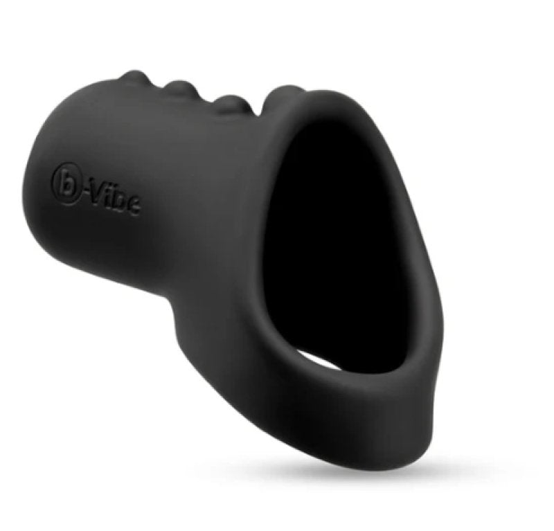 b-Vibe Flex Ring Shaft - Silicone Cock Ring & Ball Stretcher