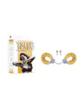 NAUGHTY MOMENT HANDCUFF WITH FURRY SLEEVE YELLOW - Just for you desires