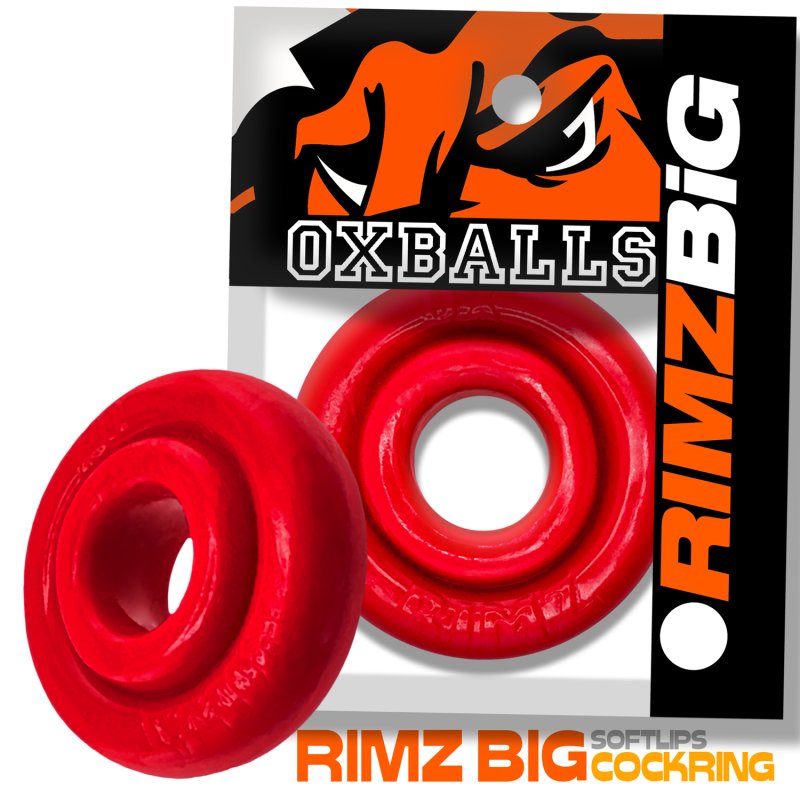 OXBALLS RIMZ BIG single ring RED