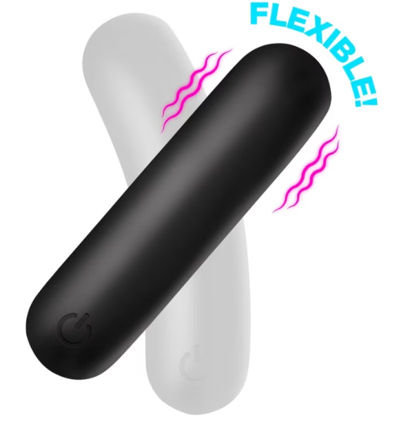 BANG! Flexible Silicone Bullet - Black