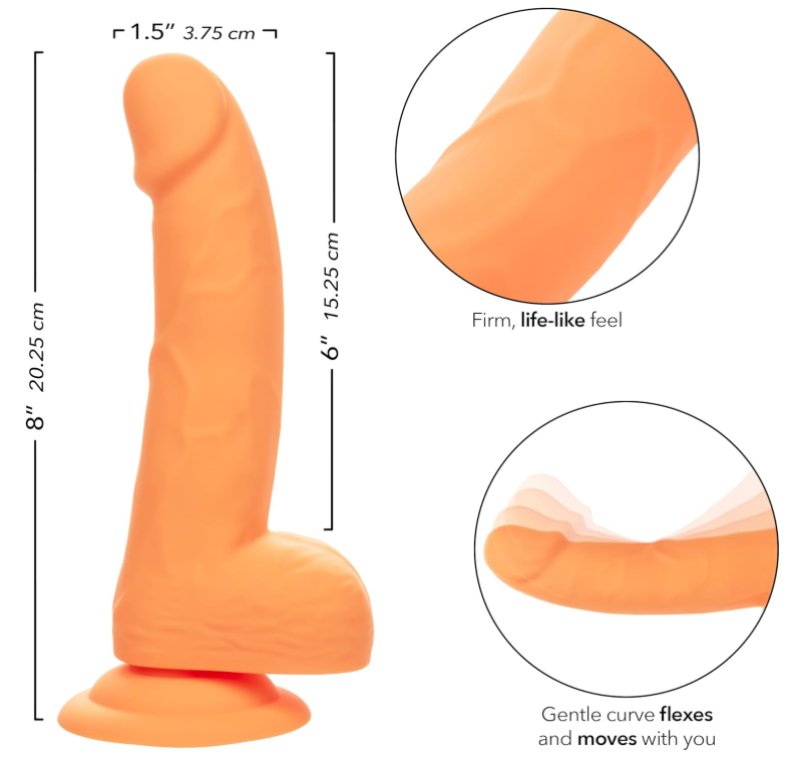 Neon® Silicone Studs® 6"/15.25 cm - Orange