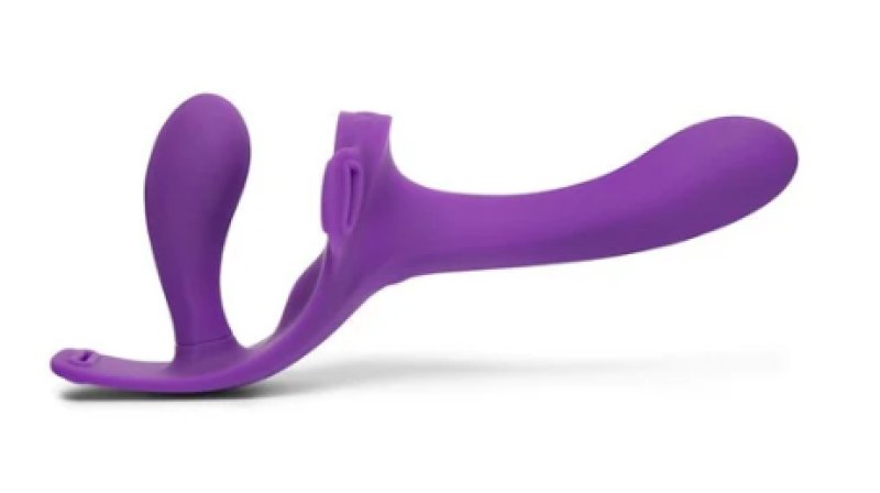 Together Toy Lock-In Dual-Ended Vibrating Strap-on & Harness Set
