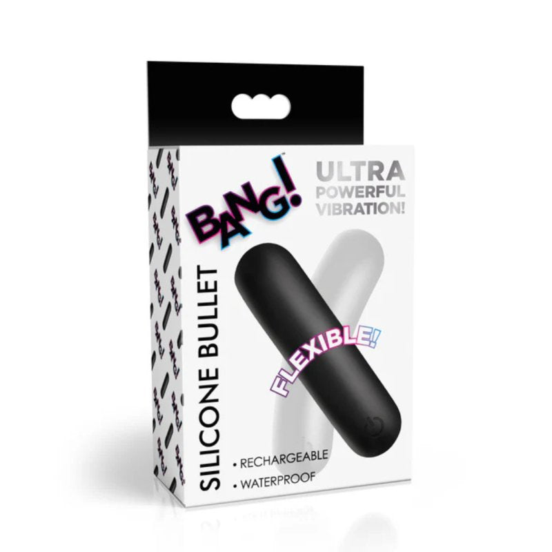 BANG! Flexible Silicone Bullet - Black