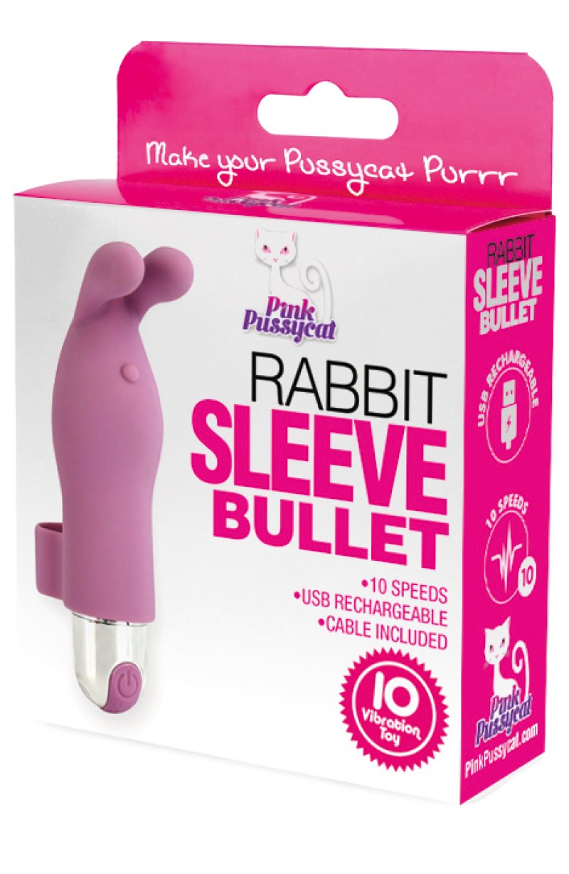 PINK PUSSYCAT RABBIT SLEEVE BULLET