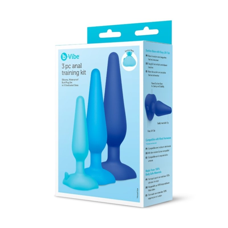 b-Vibe 3pc Anal Training Kit - Just for you desires